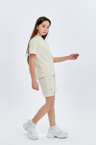 Resim Yenikoza Kız Çocuk Şort Takım