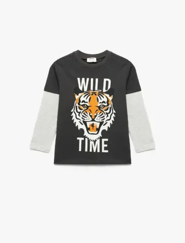 Resim Koton Erkek Çocuk Sweat 7WKB10125TK