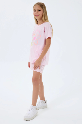 Resim Yenikoza Kız Çocuk Şort Takım