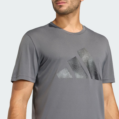 Resim Adidas Run Ess Bl T M Erkek T-shirt KC4275