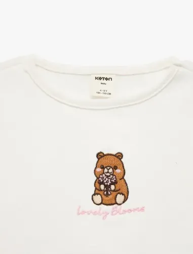 Resim Koton Kız Bebek Sweat 7WMG10193AK