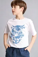 Resim Defacto Erkek Çocuk T-shirt H6359A8/WT34