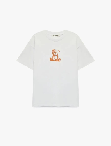 Resim Koton Kadın T-shirt 6SAL10661IK