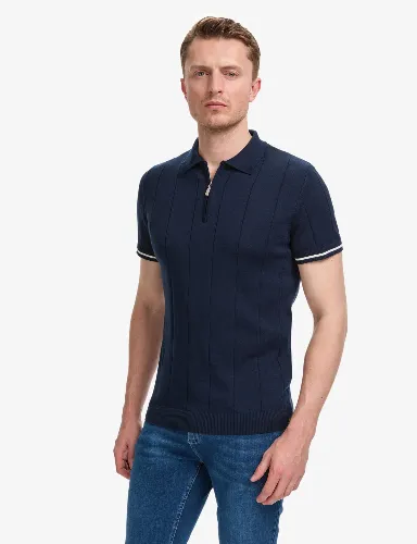 Resim Pierre Cardin Erkek Triko T-shirt PU-10696 Lumba
