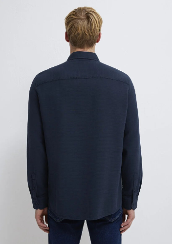 Resim Mavi Erkek Uzun Kol Gömlek M0211898-86623