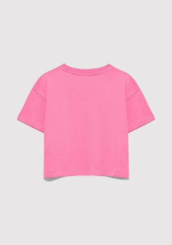 Resim Mavi Kız Çocuk T-shirt M7610181-91355