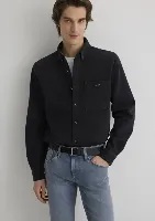 Resim Mavi Erkek Denim Gömlek M0211065-89297