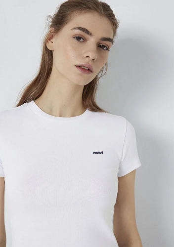 Resim Mavi Kadın T-shirt M1613848-620