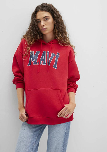 Resim Mavi Logo Kadın Sweat M1600361-82054