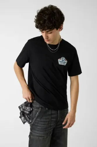 Resim M6YI07K3650-JBLK Gues Erkek T-shirt