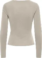 Resim Only Onlfree L/S O-Neck Drapıng Top Jrs Kadın T-shirt 15380710