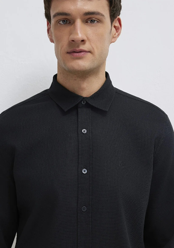 Resim Mavi Erkek Uzun Kol Gömlek M0211656-900