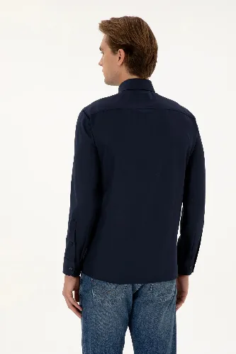 Resim U.S. Polo Assn. Gox025K Erkek Dokuma Gömlek 2225582