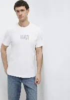 Resim Mavi Erkek T-shirt M0613186-620