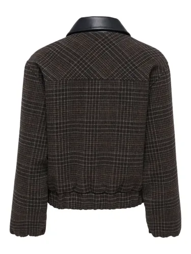 Resim Only Onlmıka Check Bomber Jacket Otw Kadın Mont 15382397