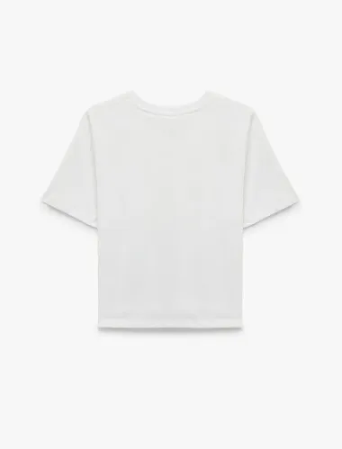 Resim Koton Kadın T-shirt 6SAK50038UK