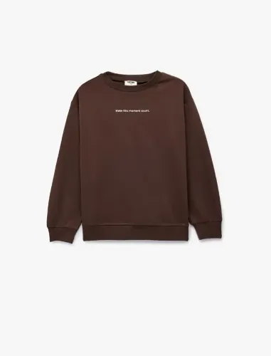 Resim Koton Erkek Çocuk Sweat 7WKB10057TK