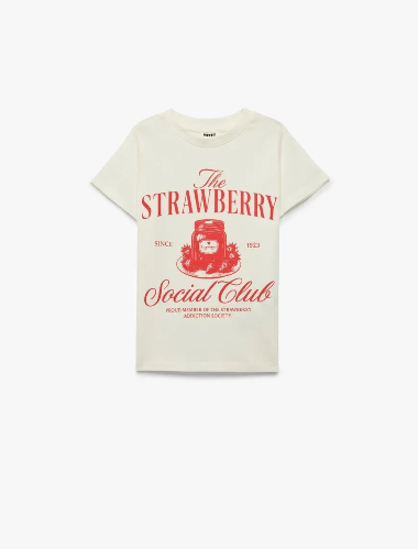 Resim Koton Kız Çocuk T-shirt 6SKG10297AK