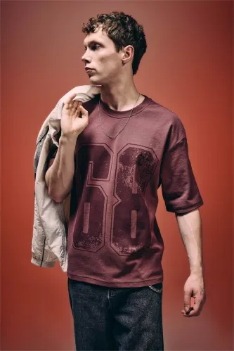 Resim Defacto Erkek T-shirt G4263AX/BR494