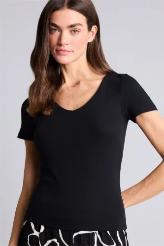 Resim Defacto Kadın T-Shirt H3873Ax/Bk81