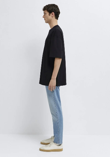 Resim Mavi Erkek T-shirt M0613377-900