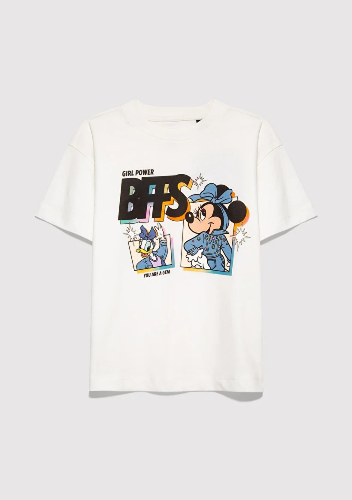 Resim Mavi Kız Çocuk T-shirt M7610419-70057