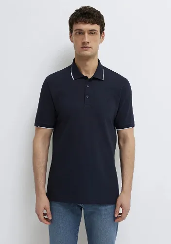 Resim Mavi Erkek T-shirt M0613272-70490