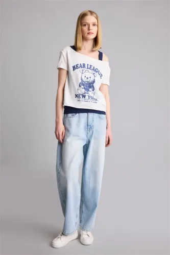 Resim Defacto Kadın  T-shirt H8921AX/WT32