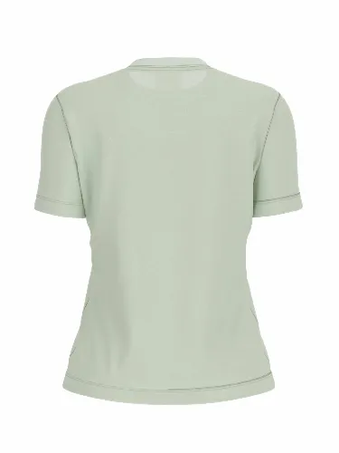 Resim Guess Athleisure  Kadın  T-shirt V6GI15K2982-A89J Leona Ss Cn T-Shırt