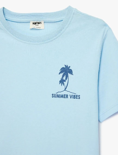 Resim Koton Erkek Çocuk T-shirt 6SKB10145TK