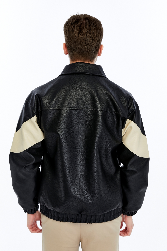 Resim Trender Erkek Deri Mont ve Ceket