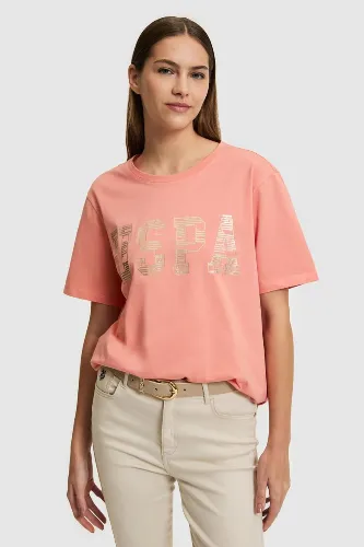 Resim U.s. Polo assn. Kadın T-shirt PU-8788 Sean-Iy26