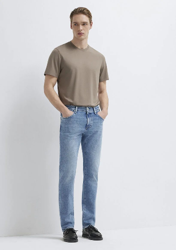 Resim Mavi Erkek Jean Pantolon M00378A1729