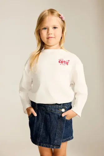 Resim Defacto Uzun Kol Kız Bebek T-shirt I0893A5/ER105