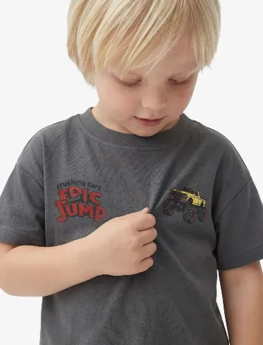 Resim Koton Erkek Bebek T-shirt 6SMB10188TK