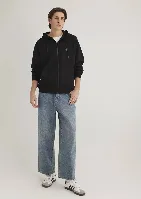 Resim Mavi Fermuarlı Erkek Sweatshirt M066979-900