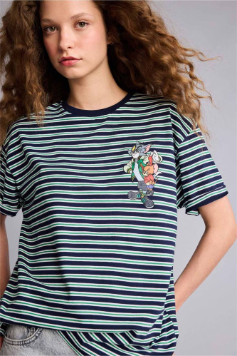 Resim Defacto Kadın T-shirt G0844AX/NV105