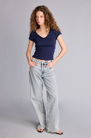 Resim Defacto Kadın T-shirt H1786AX/NV31