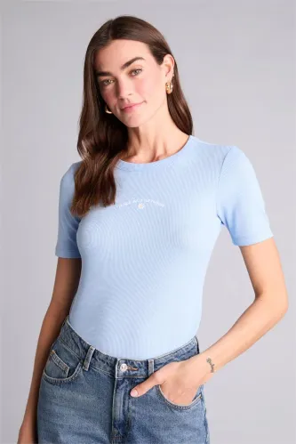 Resim Defacto Kadın T-shirt H2358AX/BE791