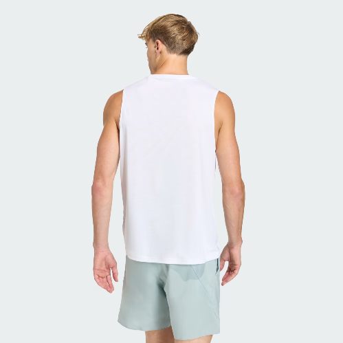 Resim Adidas Run Ess Tank M Whıte Erkek Atlet KB5968