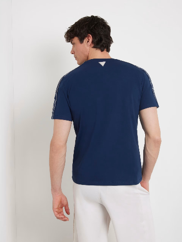 Resim Guess Athleisure  Erkek  T-shirt Z4GI18J1314-G7R1 Arlo Cn T-Shırt