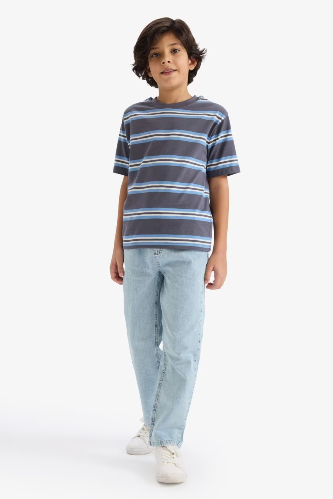 Resim Defacto Erkek Çocuk T-shirt G0946A8/GR448