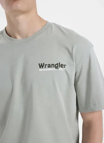 Resim Wrangler Grafik Logo Erkek T-shirt W2610027306