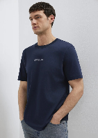 Resim Mavi Erkek T-shirt M0613135-86623