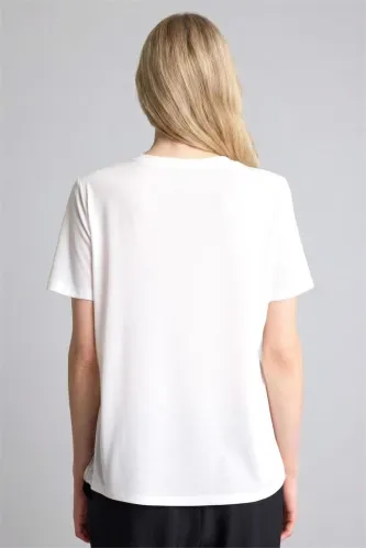 Resim Defacto Kadın T-shirt H1453AX/ER105