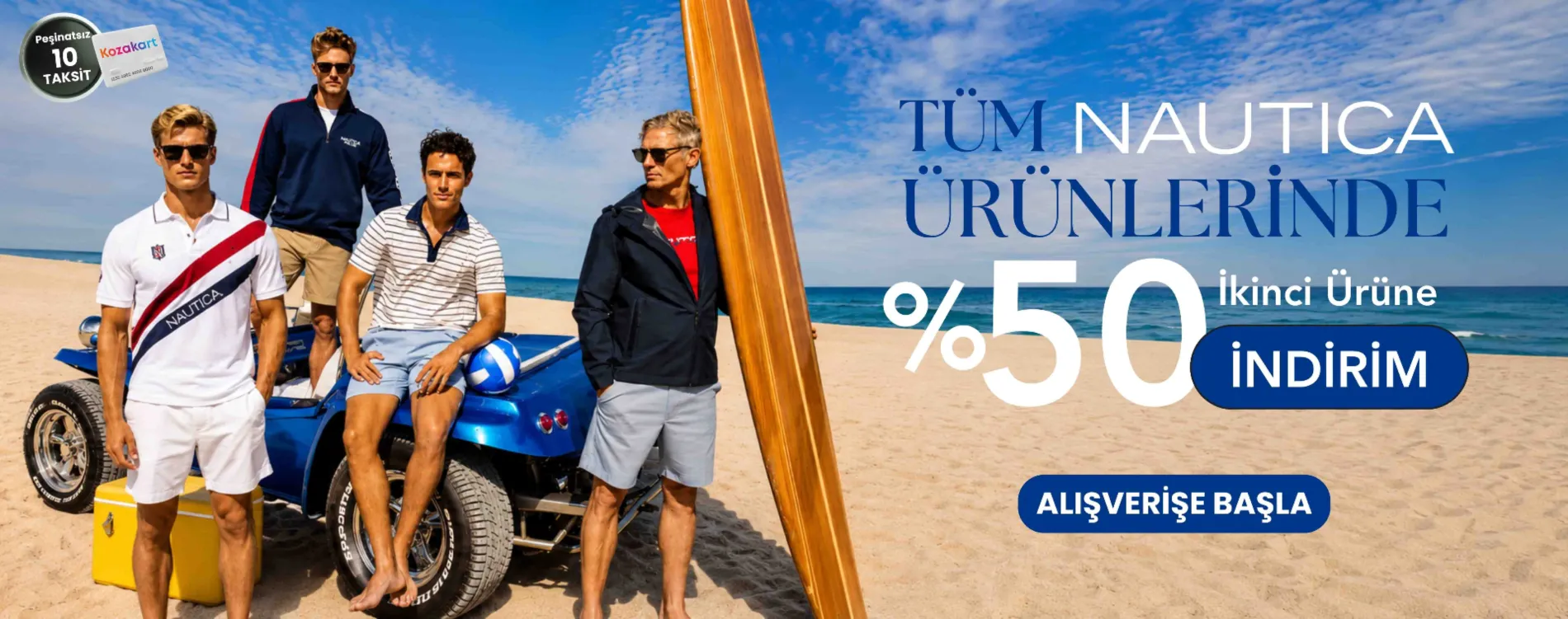 Nautica 2. ye %50 İndirim Web