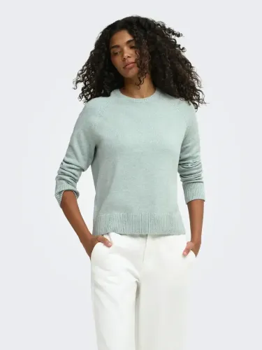 Resim Only Onlprıncess Ls O-Neck Raglan Knt Noos Kadın Kazak 15381869