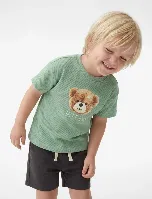 Resim Koton Erkek Bebek T-shirt 6SMB10224TK
