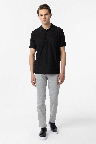 Resim Süvari Waffle Sıfır Yaka Erkek T-shirt Sts1014000001