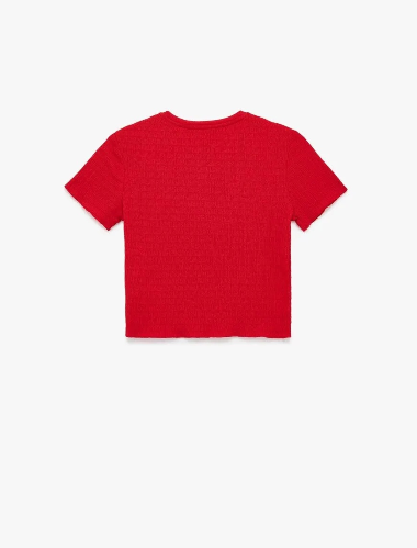 Resim Koton Kadın T-shirt 6SAL10124IK